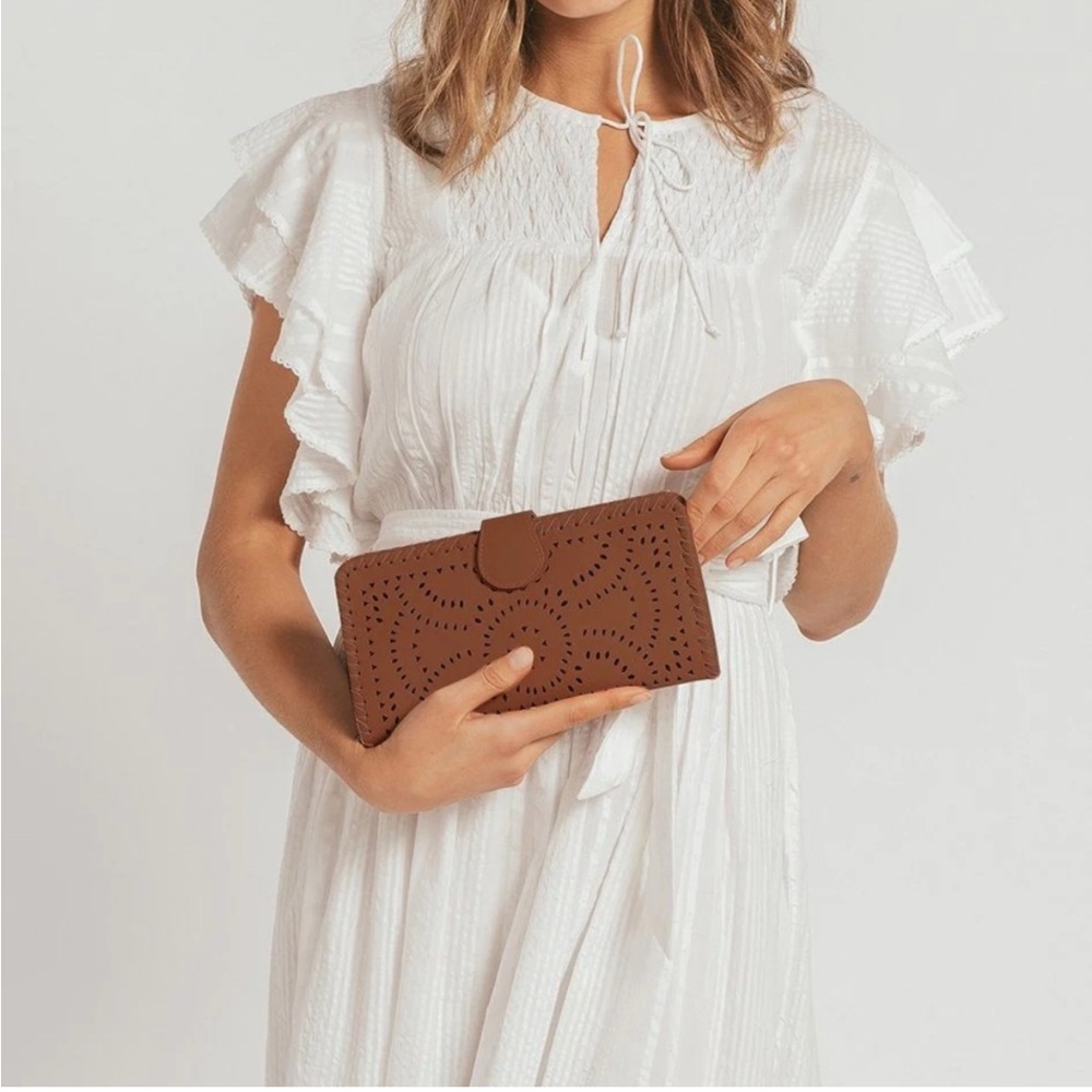 Cleobella Mexicana Clutch - Brown